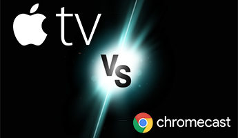 Apple TV vs Chromecast Light