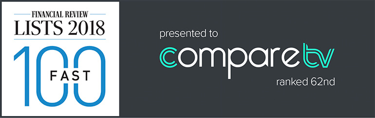 CompareTV Named as a 2018 AFR Fast 100 Company