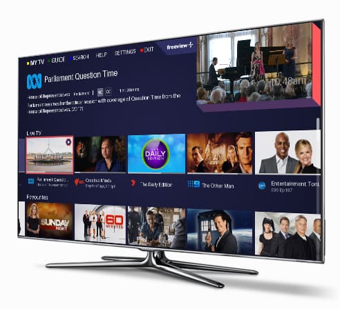 Freeview plus tv application