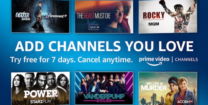 Amazon Prime Channels image