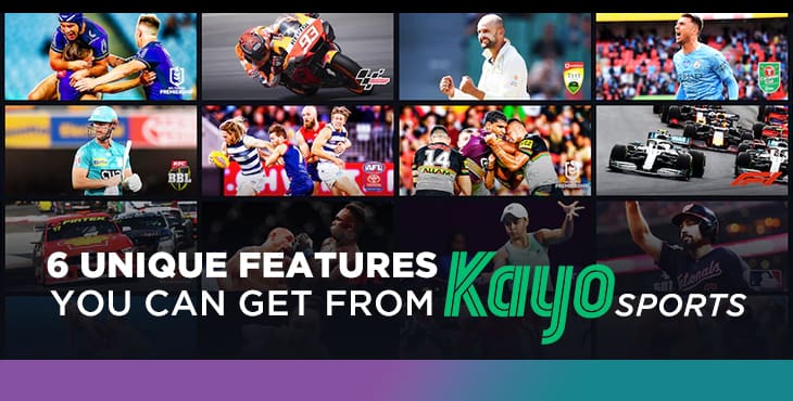 6 unique features from Kayo Sports