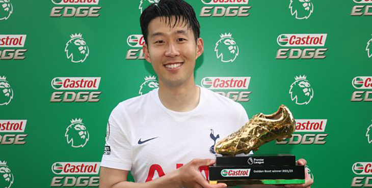 Tottenham's Heung-Min Son was top scorer in the Premier League in 2021-22 |  watch Optus Sport