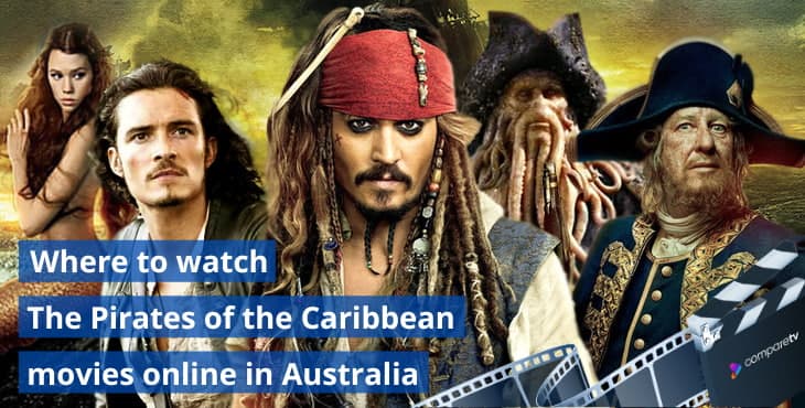 Where to watch the Pirates of Caribbean movies online in Australia