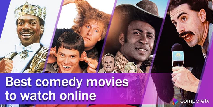 The best comedy movies to watch online with a free streaming trial